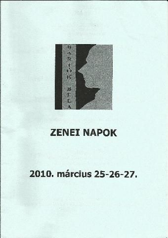 Bartók Béla Zenei Napok 2010